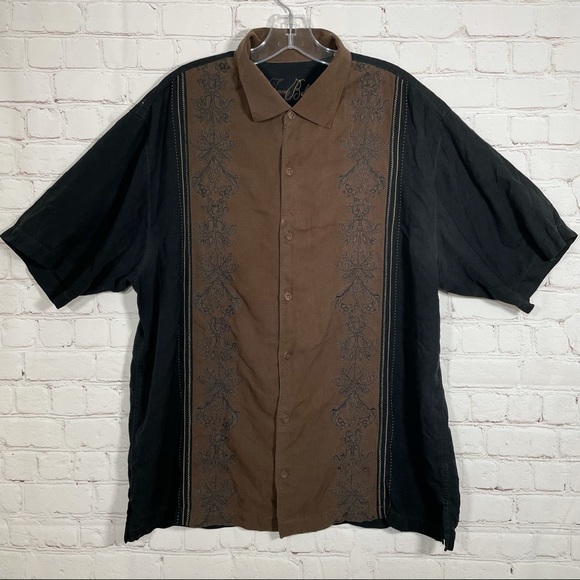 Tommy Bahama Other - Tommy Bahama Beach Hawaiian Floral Camp 100% Silk Shirt Men’s Size XL